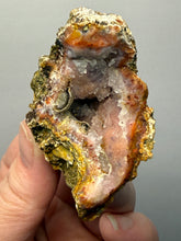Load image into Gallery viewer, “Goblin Chalcedony” Pink & Orange Druzy Botryoidal Stalactites — Tichka Massif, High Atlas, Morocco
