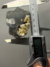 Load image into Gallery viewer, Isometric Fluorite & Scalenohedral Calcite Specimen | Pakistan Mineral Collector Display Piece
