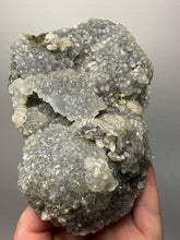 Load image into Gallery viewer, BIG Druzy Chalcedony Stalactite with Druzy Clear Apophyllite | Maharashtra, India