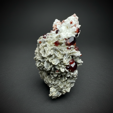 Load image into Gallery viewer, High-Grade Naturally Faceted Red Spessartine Garnet on Matrix — Skardu, Pakistan