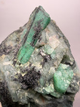 Load image into Gallery viewer, Emerald Variety Green Beryl on Matrix | Northern Bahia, Brazil | Collector Mineral Display Specimen