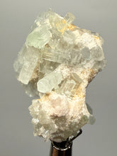 Load image into Gallery viewer, Light Mint Green Tourmaline on Matrix– Pegmatite Mineral Specimen from Pakistan