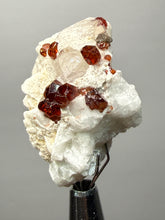Load image into Gallery viewer, High-Grade Naturally Faceted Red Spessartine Garnet on Matrix — Skardu, Pakistan