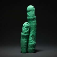 Load image into Gallery viewer, 4.3” High-Grade Malachite Stalactite “Cave” Formation | DR Congo | Mineral Collector Specimen