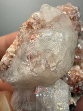 Load image into Gallery viewer, Rare Red Druzy Apophyllite with Red Stilbite Cluster | India | Collector Mineral Specimen