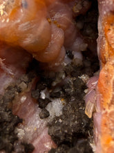 Load image into Gallery viewer, “Goblin Chalcedony” Pink and Red Druzy Botryoidal Stalactites — Tichka Massif, High Atlas, Morocco