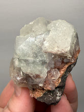 Load image into Gallery viewer, Lustrous Apophyllite over Red Heulandite (Zeolite Pocket) — Deccan Traps, Maharashtra, India