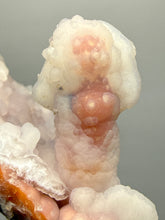 Load image into Gallery viewer, “Goblin Chalcedony” Pink & Orange Druzy Botryoidal Stalactites— Tichka Massif, High Atlas, Morocco