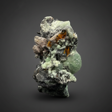Load image into Gallery viewer, High-Grade Green Wavellite Collectors Specimen - Radiating Botryoidal Crystal Formation - Arkansas, USA