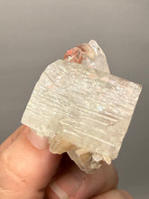 Load image into Gallery viewer, Lustrous Apophyllite over Red Heulandite (Zeolite Pocket) — Deccan Traps, Maharashtra, India
