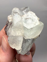 Load image into Gallery viewer, Lustrous Apophyllite over Red Heulandite (Zeolite Pocket) — Deccan Traps, Maharashtra, India