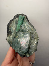 Load image into Gallery viewer, Emerald Variety Green Beryl on Matrix | Northern Bahia, Brazil | Collector Mineral Display Specimen