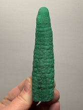 Load image into Gallery viewer, 4.4” High-Grade Malachite Stalactite “Cave” Formation | DR Congo | Mineral Collector Specimen