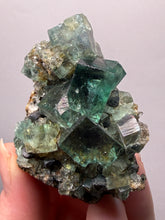 Load image into Gallery viewer, Rare Tenebrescent Color-Changing Cubic Fluorite | Hidden Forest Pocket — Diana Maria Mine, Frosterley, Weardale, County Durham, England