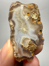 Load image into Gallery viewer, Polished Malawi Agate Half – High-Grade African Banded Agate Display Specimen