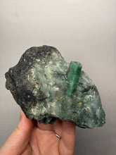 Load image into Gallery viewer, Emerald Variety Green Beryl on Matrix | Northern Bahia, Brazil | Collector Mineral Display Specimen