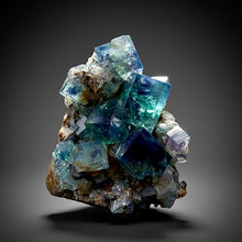 Load image into Gallery viewer, Rare Tenebrescent Color-Changing Cubic Fluorite | Hidden Forest Pocket — Diana Maria Mine, Frosterley, Weardale, County Durham, England