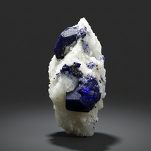 Load image into Gallery viewer, Afghan Lazurite Specimen | Deep Blue Lapis-Grade Crystal on Matrix | Collector Display Mineral