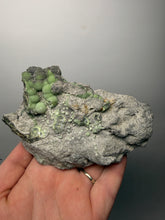 Load image into Gallery viewer, High-Grade Green Wavellite Collectors Specimen - Radiating Botryoidal Crystal Formation - Arkansas, USA