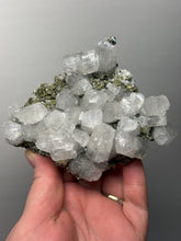 Load image into Gallery viewer, 4.5” New Find: Huanzala Mine Peru Sphalerite + Chalcopyrite + Apatite + Calcite + Quartz | Collector Display Specimen