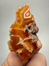 Load image into Gallery viewer, Polished Malawi Agate Half – High-Grade African Banded Agate Display Specimen