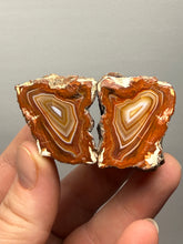 Load image into Gallery viewer, Premium Sumatra Agate Pair (Banded Chalcedony) Display Specimen | Indonesia