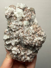 Load image into Gallery viewer, Druzy Green Apophyllite with Druzy Red & Green Heulandite – Deccan Traps, Maharashtra, India
