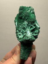 Load image into Gallery viewer, 3.5” High-Grade Malachite Stalactite “Cave” Formation | DR Congo | Mineral Collector Specimen