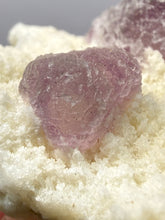 Load image into Gallery viewer, Etched Botryoidal Lavender Fluorite on Quartz Matrix Collector Mineral Specimen — Hunan, China