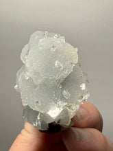 Load image into Gallery viewer, Druzy Chalcedony Stalactite with Druzy Clear Apophyllite | Maharashtra, India