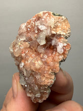Load image into Gallery viewer, Pink Apophyllite on Red & Green Heulandite – Deccan Traps, Maharashtra, India