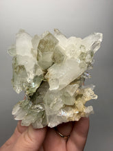 Load image into Gallery viewer, Chlorite-Included Quartz Cluster (Green Phantom Quartz) – Pakistan Mineral Specimen