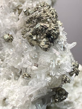 Load image into Gallery viewer, 3.1” New Find: Huanzala Mine Peru Sphalerite + Chalcopyrite + Apatite + Calcite + Quartz | Collector Display Specimen