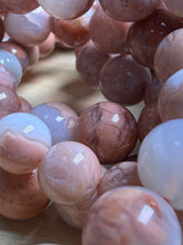 Load image into Gallery viewer, BRACELET Pink Agate - LG 10MM Beads
