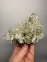 Load image into Gallery viewer, Chlorite-Included Quartz Cluster (Green Phantom Quartz) – Pakistan Mineral Specimen