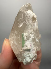 Load image into Gallery viewer, Pink Morganite, Mint Green Tourmaline, Purple Lepidolite in Shiny Quartz – Pegmatite Mineral Specimen from Pakistan