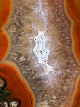 Load image into Gallery viewer, Polished Malawi Agate Half – High-Grade African Banded Agate Display Specimen