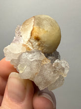 Load image into Gallery viewer, Rare Botryoidal Yellow Fluorite on Quartz Matrix Collector Mineral Specimen – Maharashtra, India