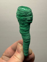 Load image into Gallery viewer, 3.6” High-Grade Malachite Stalactite “Cave” Formation | DR Congo | Mineral Collector Specimen