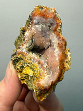 Load image into Gallery viewer, “Goblin Chalcedony” Pink & Orange Druzy Botryoidal Stalactites — Tichka Massif, High Atlas, Morocco