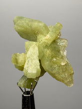 Load image into Gallery viewer, High-Grade Green Heulandite on Peach Stilbite Crystal Cluster | Deccan Traps, Maharashtra, India | Collector Mineral Specimen