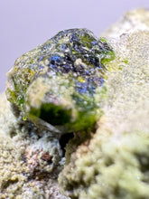 Load image into Gallery viewer, Gemmy Green Garnet on Matrix – Pakistan Collector Specimen