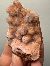 Load image into Gallery viewer, “Goblin Chalcedony” Pink & Orange Druzy Botryoidal Stalactites — Tichka Massif, High Atlas, Morocco