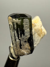 Load image into Gallery viewer, Dark Green Stak Nala Tourmaline and Cleavelandite – Haramosh Mountains, Pakistan | Thumbnail Specimen