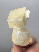 Load image into Gallery viewer, Rare Druzy Golden “Diamond” Calcite on Zeolite Matrix — Maharashtra, India | Collector Cabinet Specimen