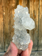 Load image into Gallery viewer, Clear Gem Apophyllite Encrusted Stalactite • Maharashtra, India