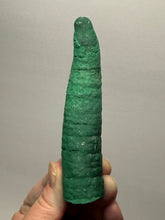 Load image into Gallery viewer, 4.6” High-Grade Malachite Stalactite “Cave” Formation | DR Congo | Mineral Collector Specimen