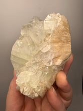 Load image into Gallery viewer, High-Grade Apophyllite on Pink Stilbite Zeolite | Indian Collector Mineral Specimen