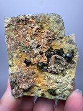 Load image into Gallery viewer, Gemmy Green Garnet on Matrix – Pakistan Collector Specimen