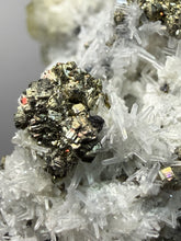 Load image into Gallery viewer, 2.7” New Find: Huanzala Mine Peru Sphalerite + Chalcopyrite + Apatite + Calcite + Quartz | Collector Display Specimen